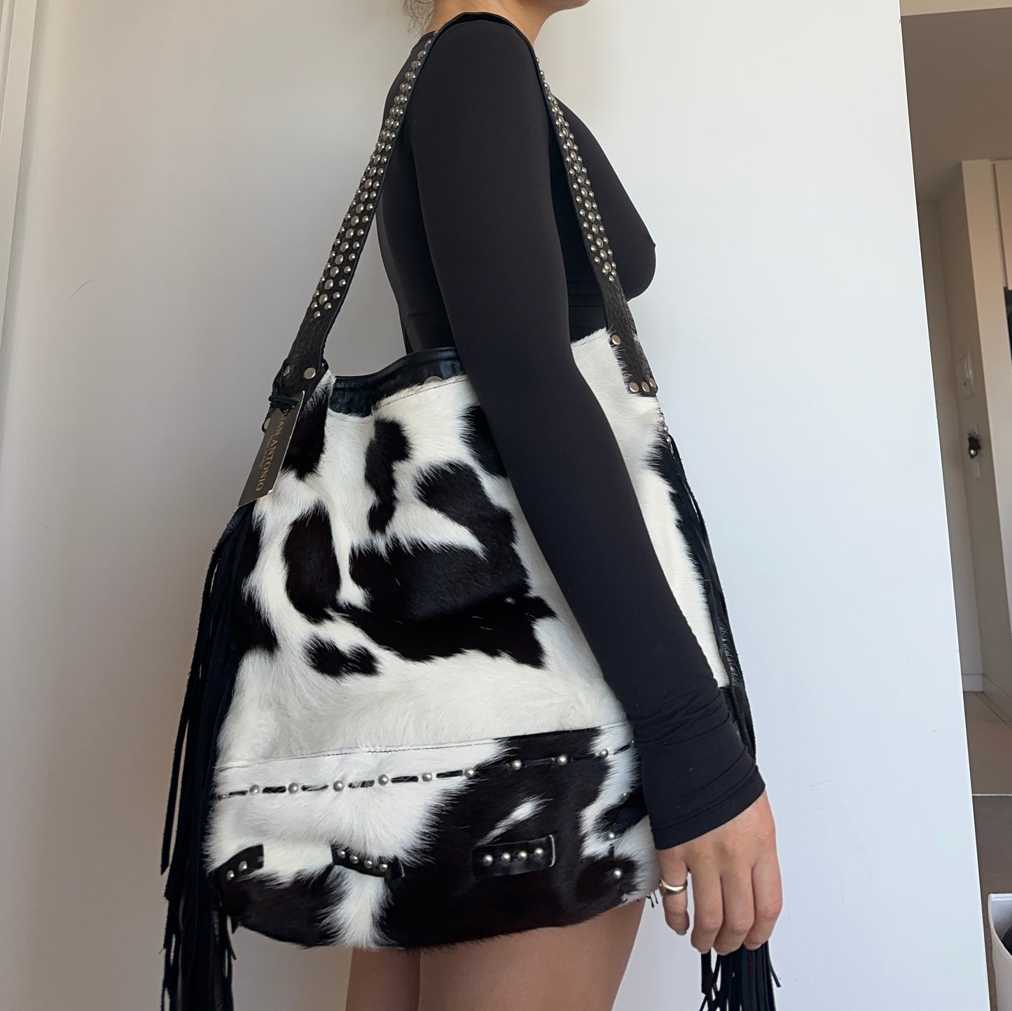 Juan Antonio Cowhide & Gator Leather Bag