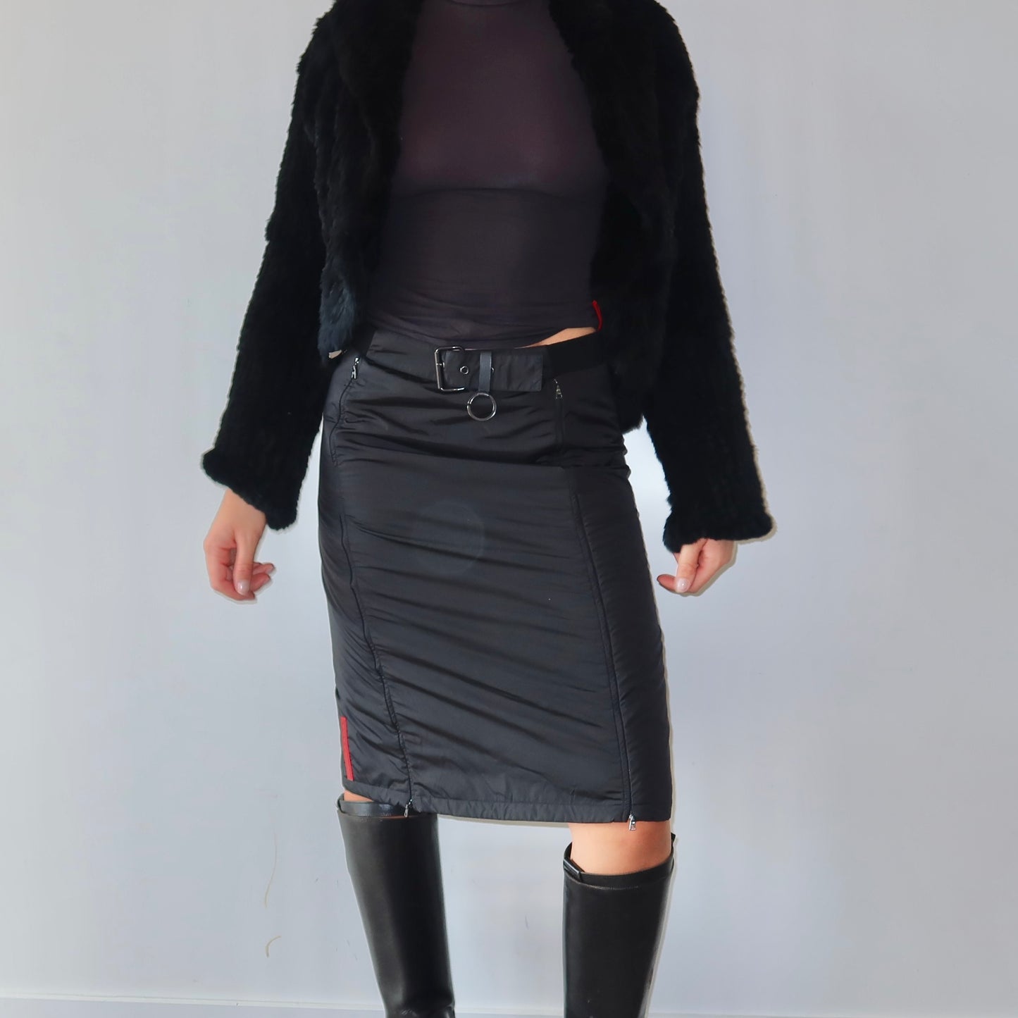 Prada Sport AW1999 Nylon Skirt