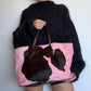 Fendi A/W 1999 Pink Cowhide Tote