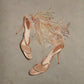 Rene Caovilla Feather Anklet Heels (37.5)