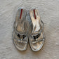 Prada Logo Plaque Heels (36-37)