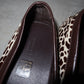 Gucci Leopard Print Cowhide Loafers (38-39)