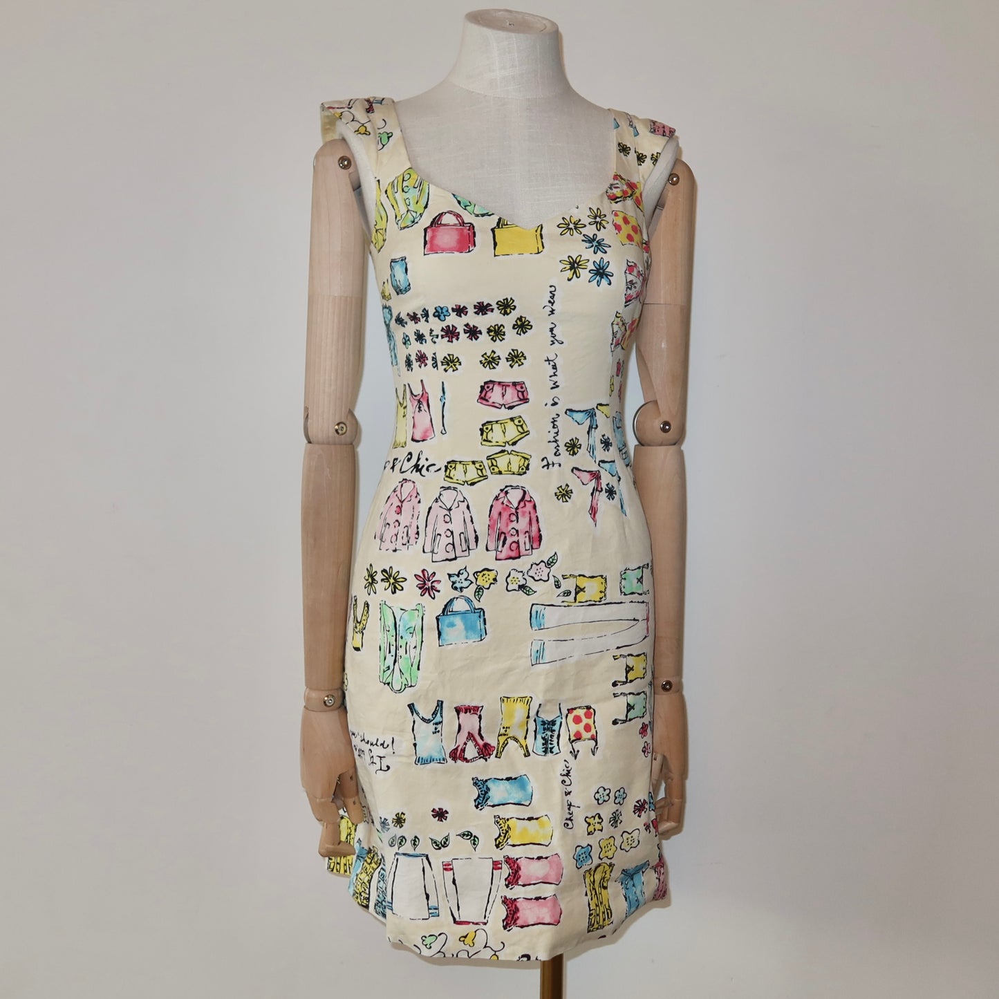 Moschino “Laundry” Dress