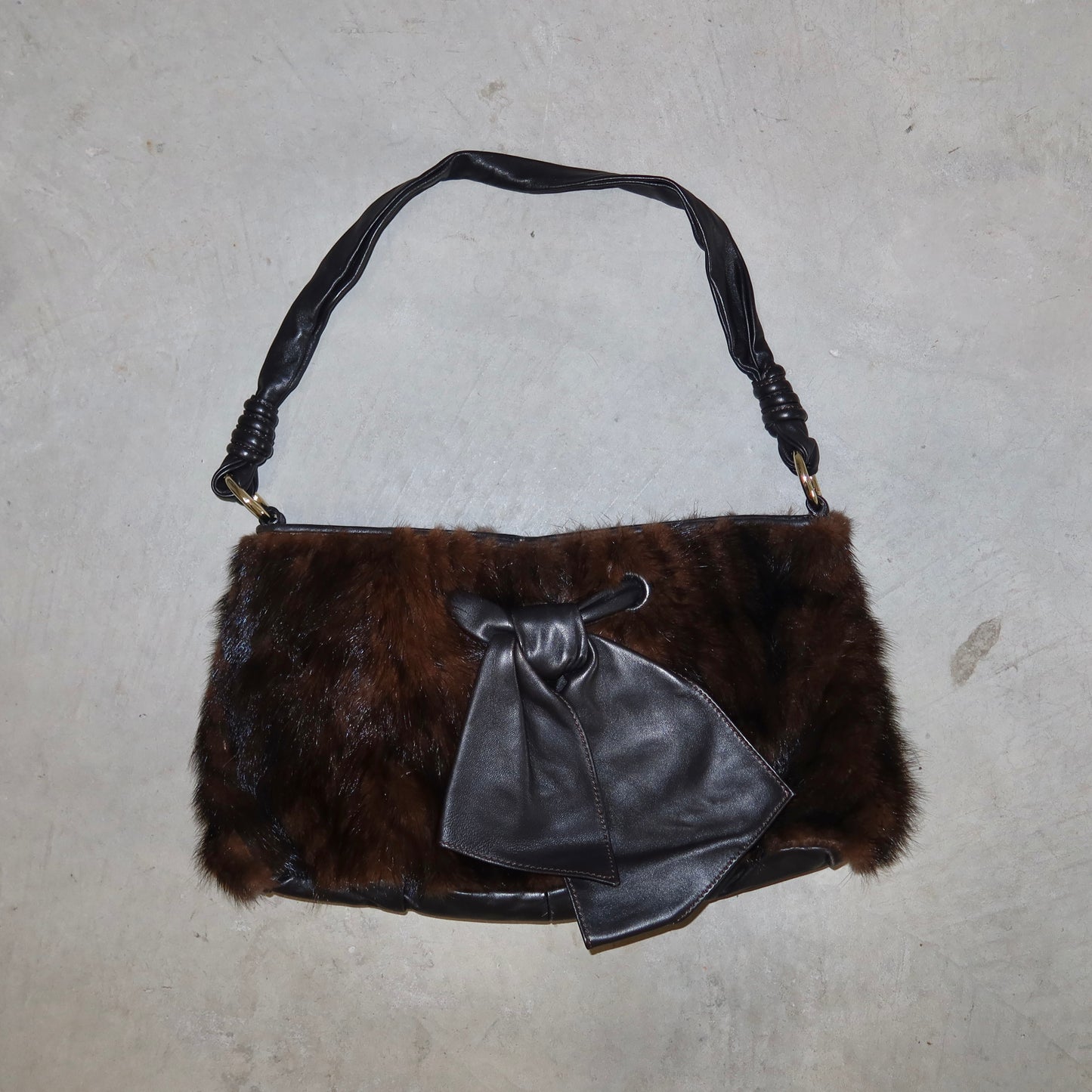 Paolo Masi Real Fur Bag