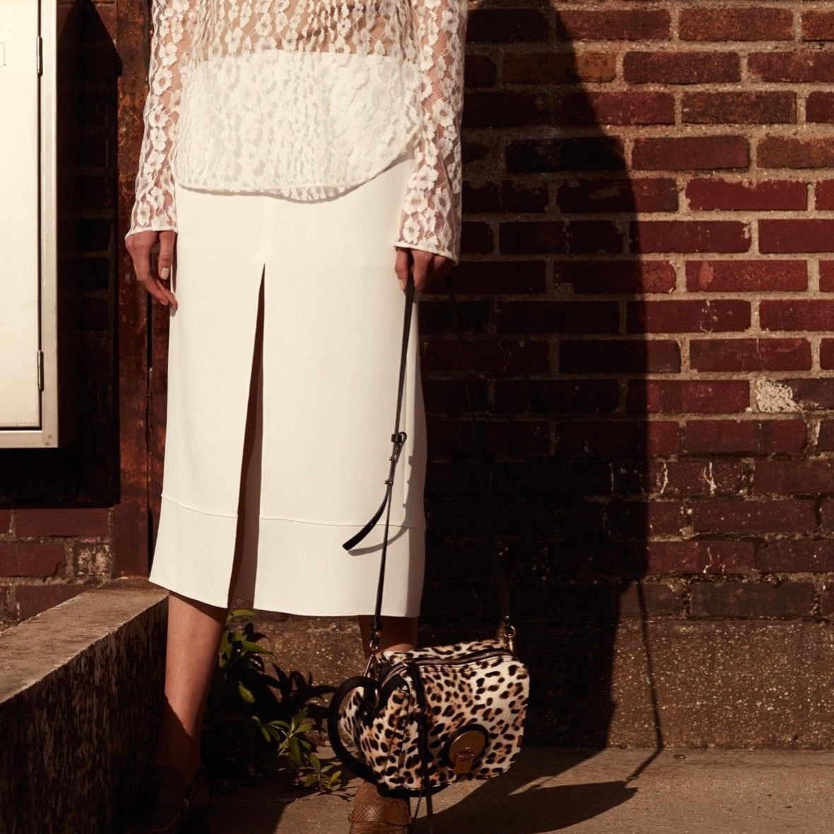 Chloé Resort 2016 Leopard Print Skirt
