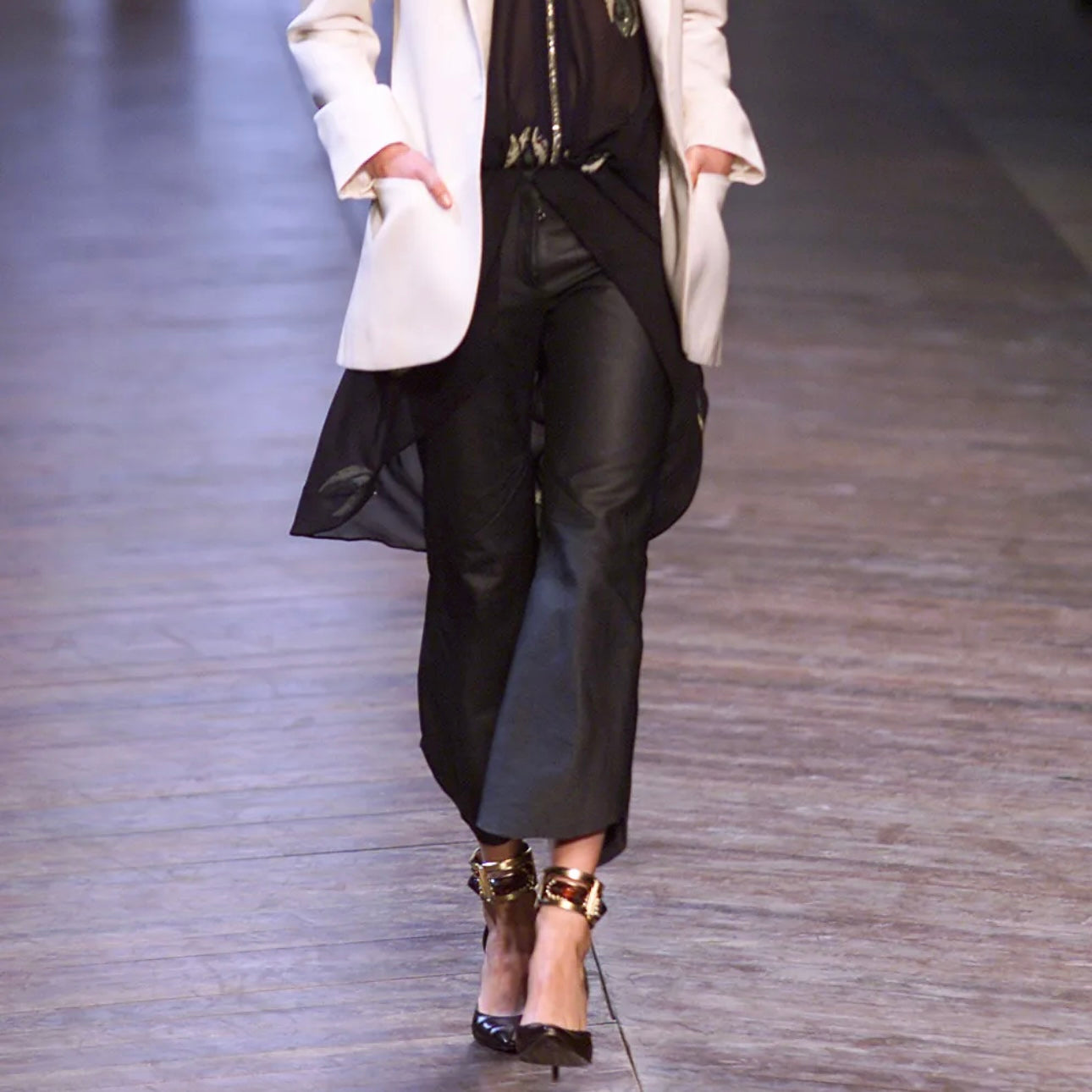 Chloé AW2002 Leather Pants