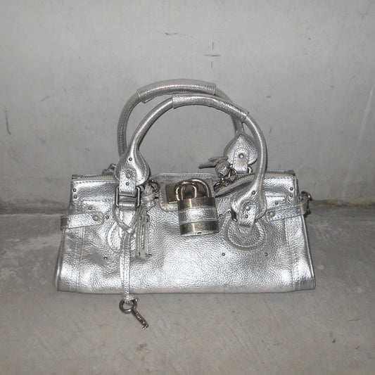 Chloé Silver Paddington Bag