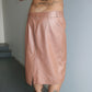 Fendi 2004 Selleria Pink Metallic Skirt