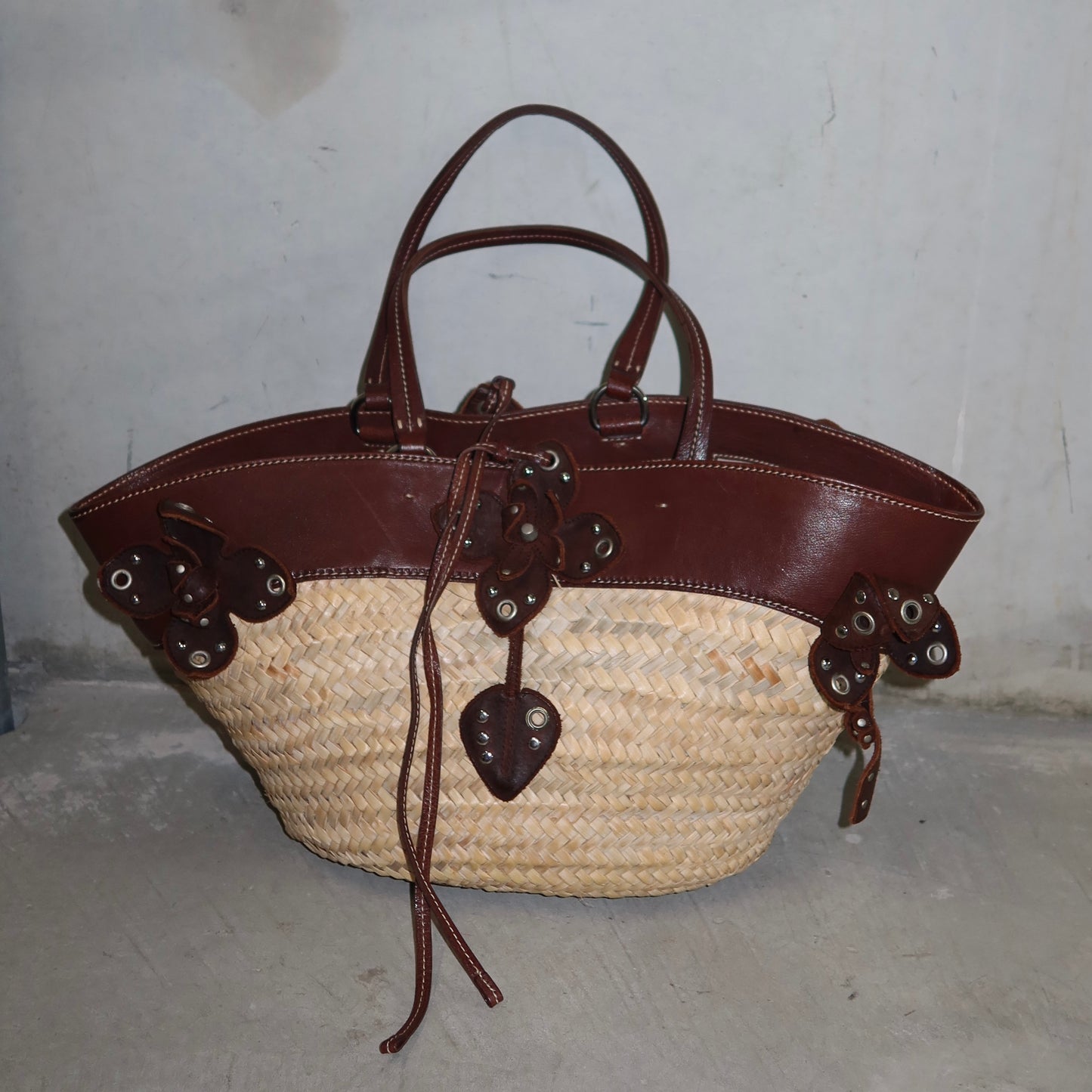 Miu Miu Woven Basket Bag