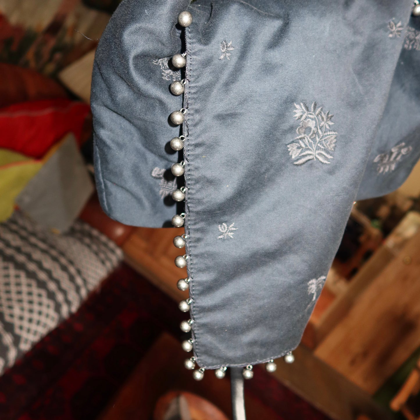 Chloé Embroidered Cotton Bracelet Bag