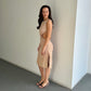 Valentino Suede Cut Out Dress