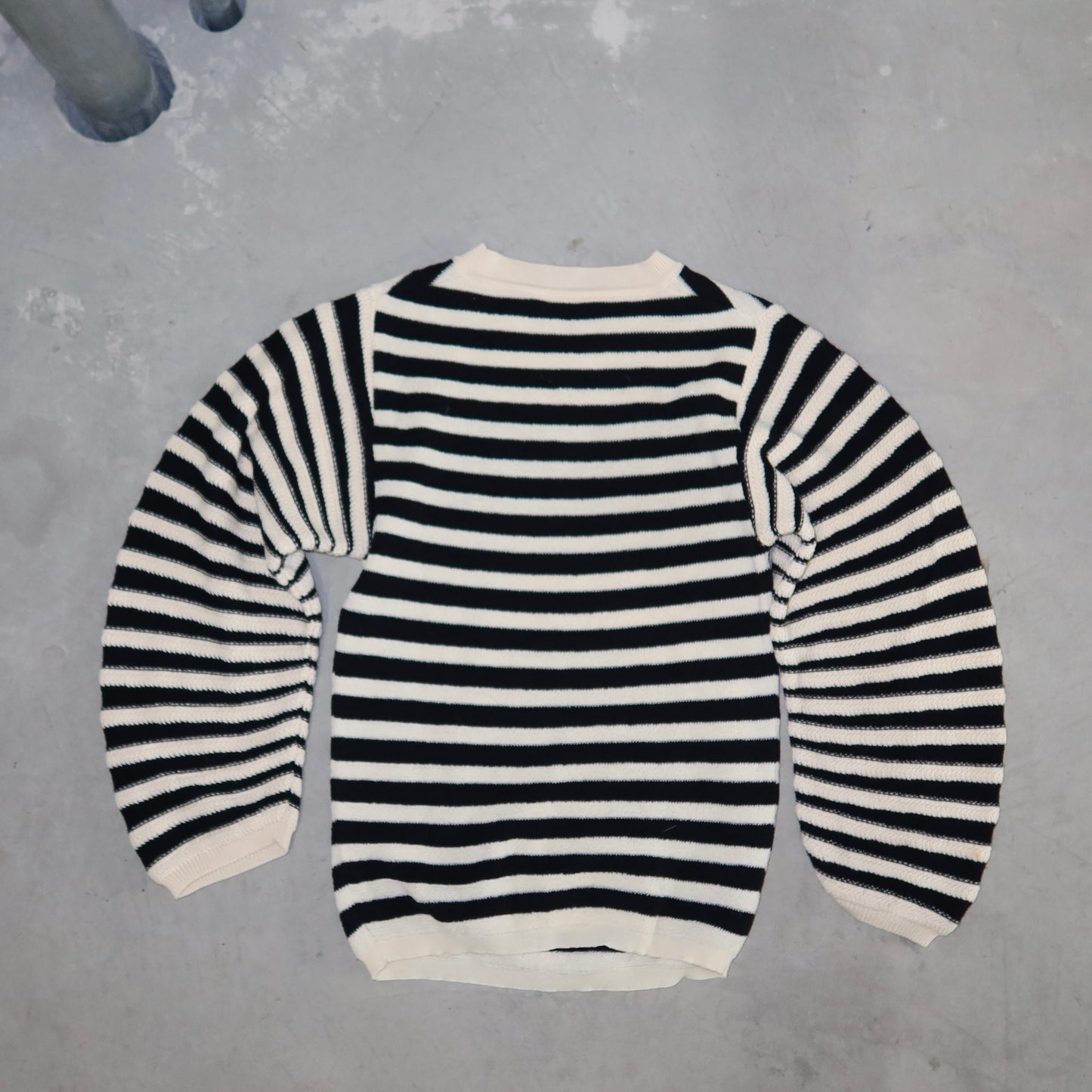 Chloé SS2014 Striped Balloon Sleeve Jumper