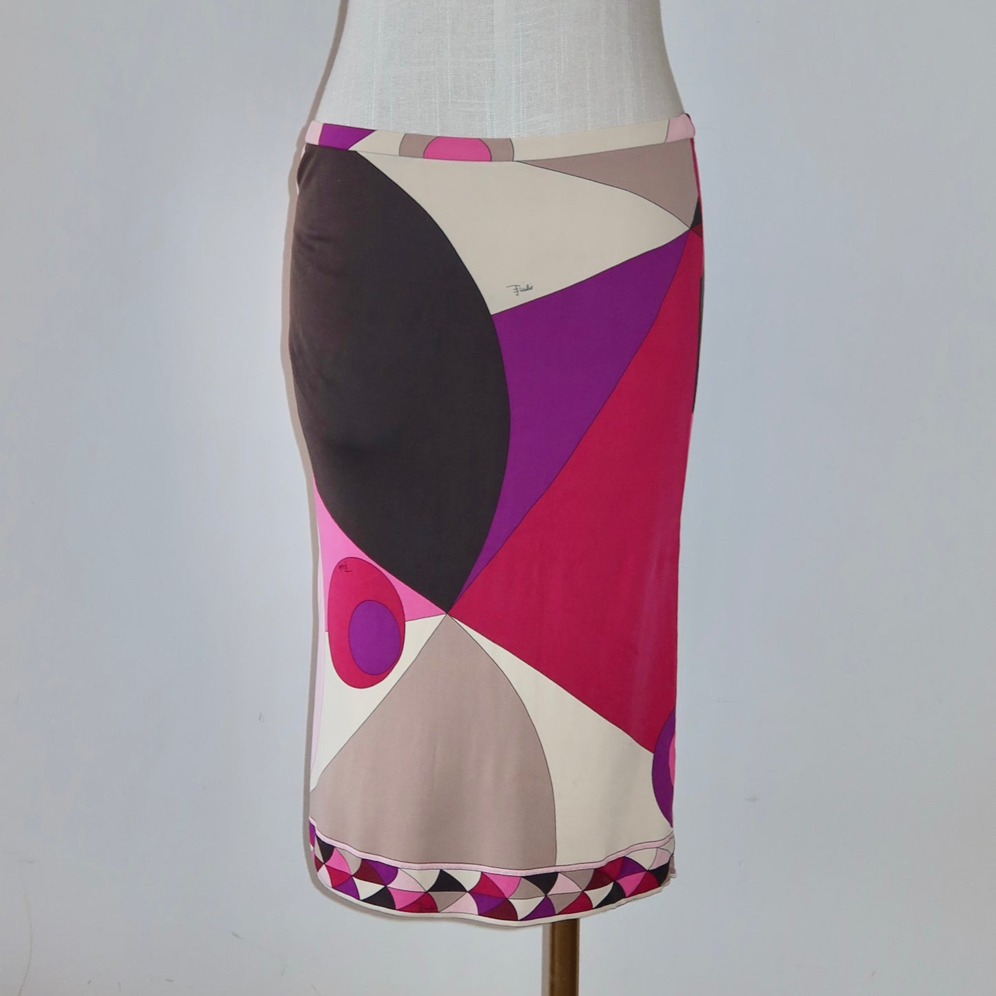 Emilio Pucci Printed Midi Skirt