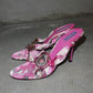 Emilio Pucci Pink Bejewelled Heels (37.5)