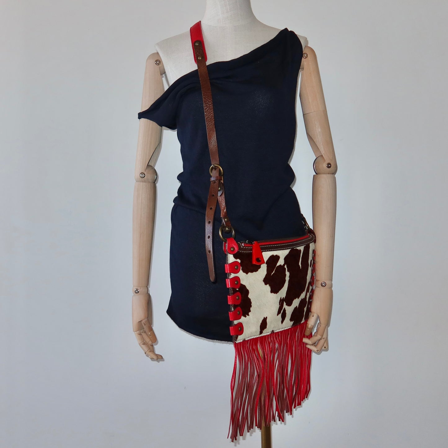 Jamin Puech Cowhide Fringe Crossbody