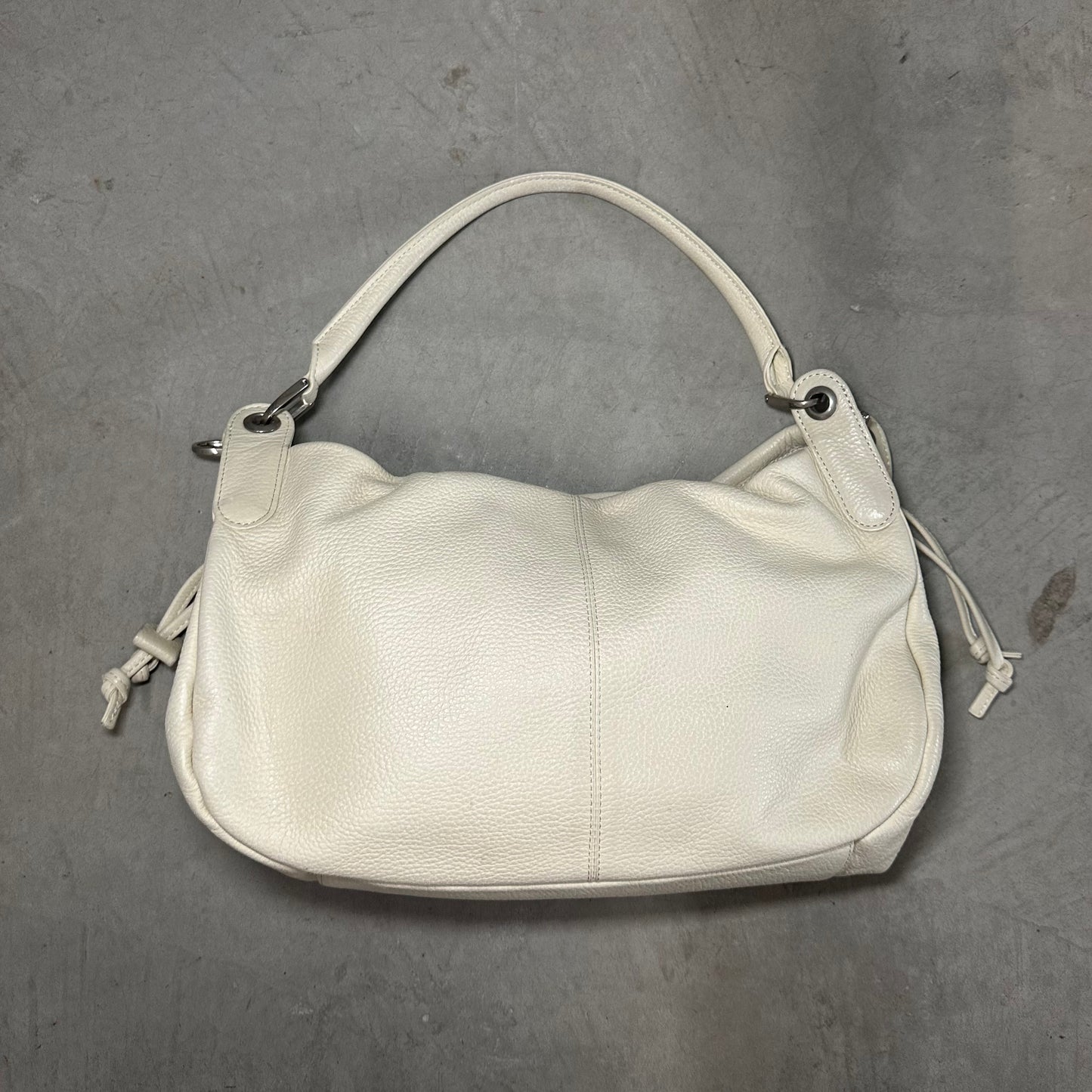 Ungaro White Leather Handbag