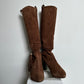 Celine Brown Suede Boots (37.5)