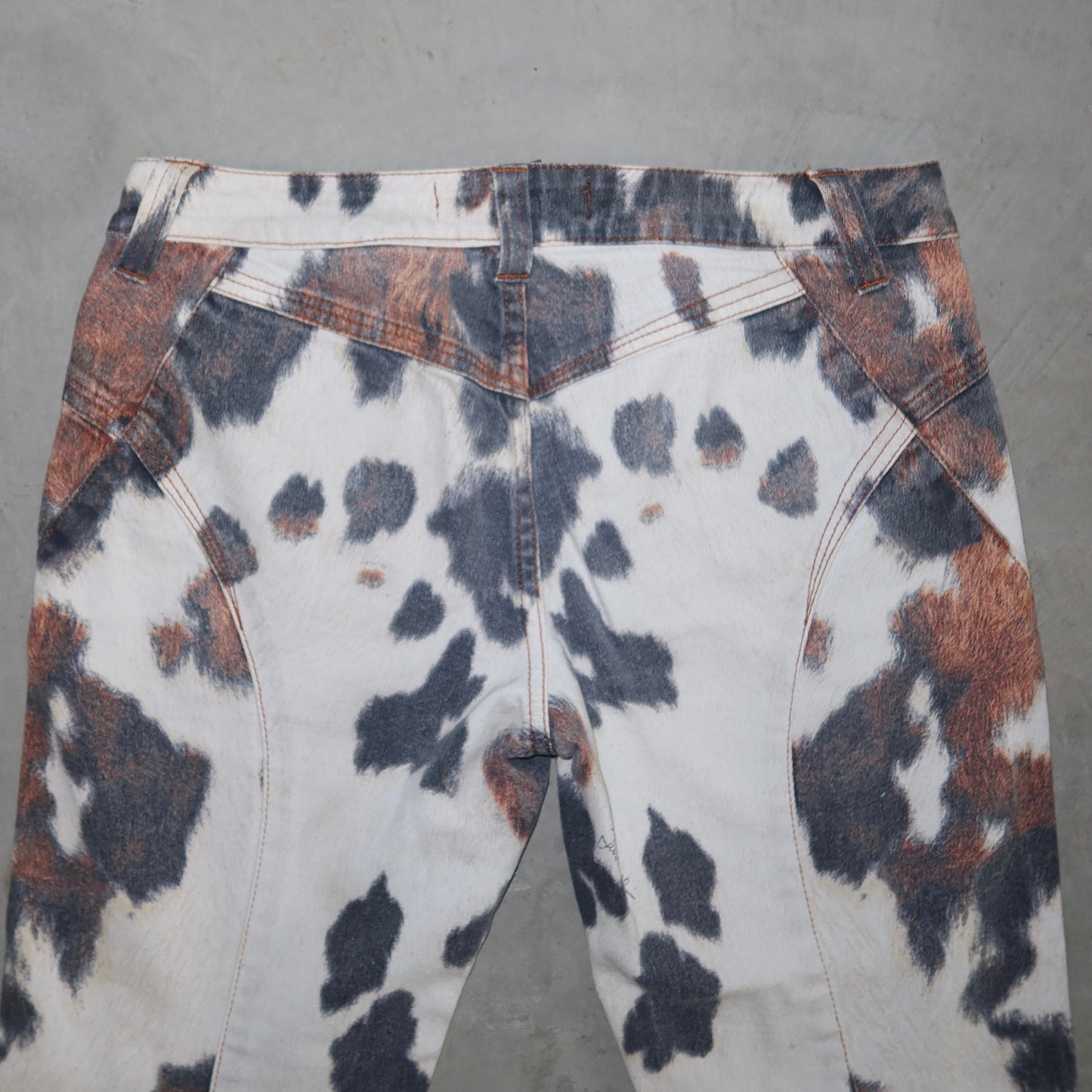 Just Cavalli Cow Print Capris