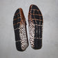 Gucci Leopard Print Cowhide Loafers (38-39)