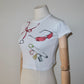 Dior Kids Cropped 'Baby' Tee