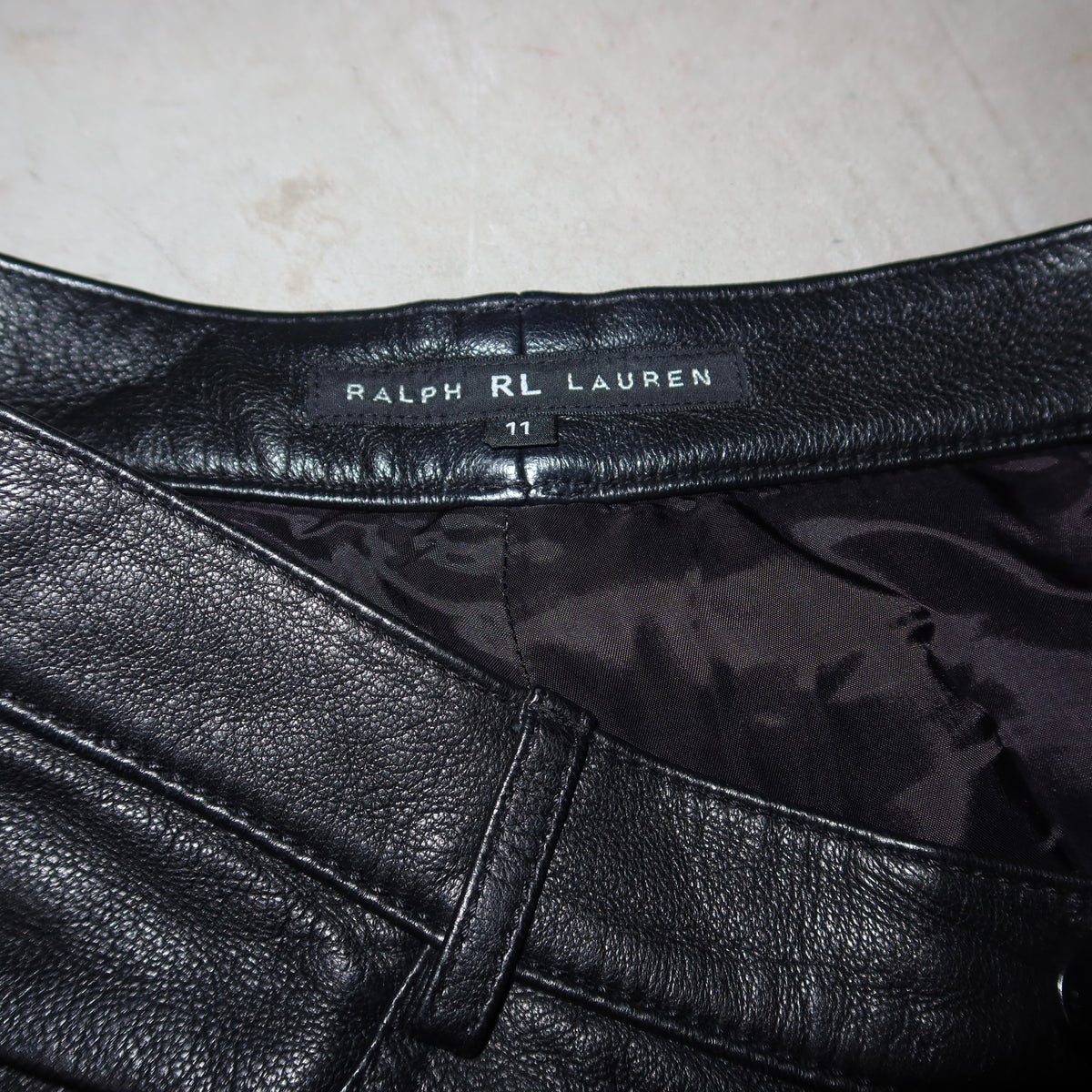 Ralph Lauren Leather Trousers