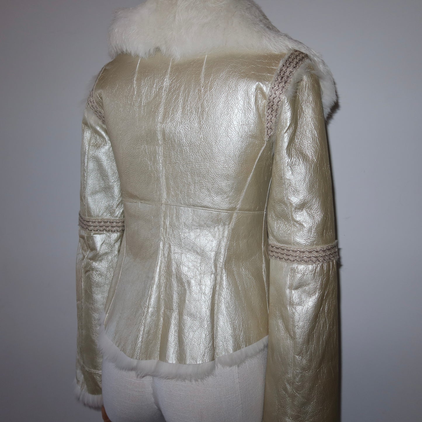 Emporio Armani AW2004 Leather and Fur Jacket