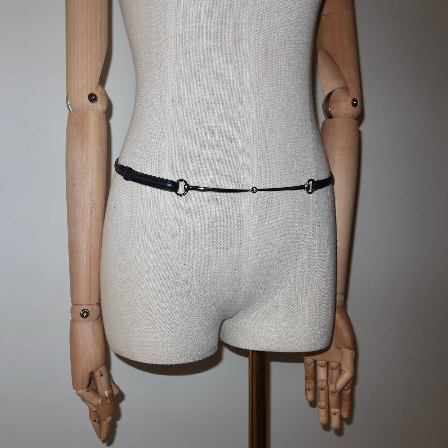 Gucci Black Horsebit Belt