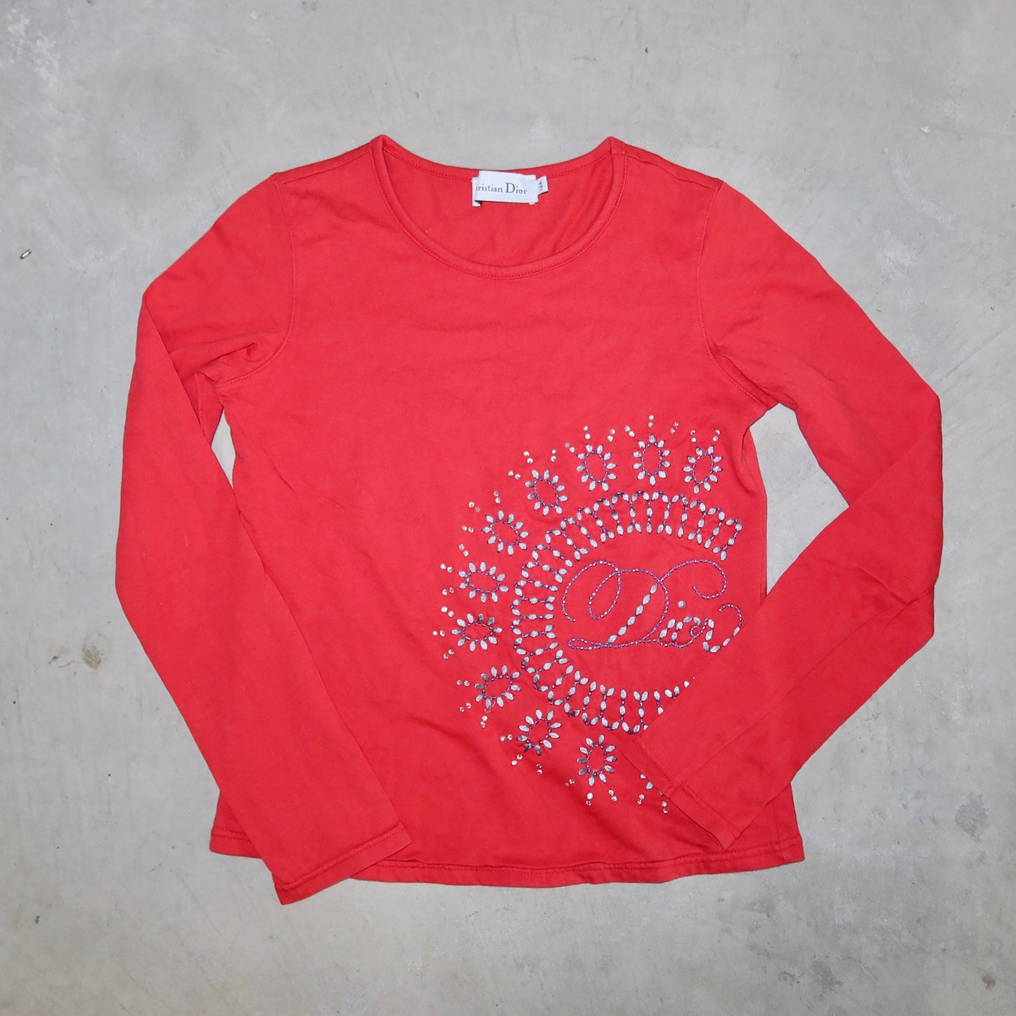 Dior Kids Embroidered Long Sleeve