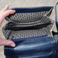 YSL Rare Navy Crossbody Shell Bag