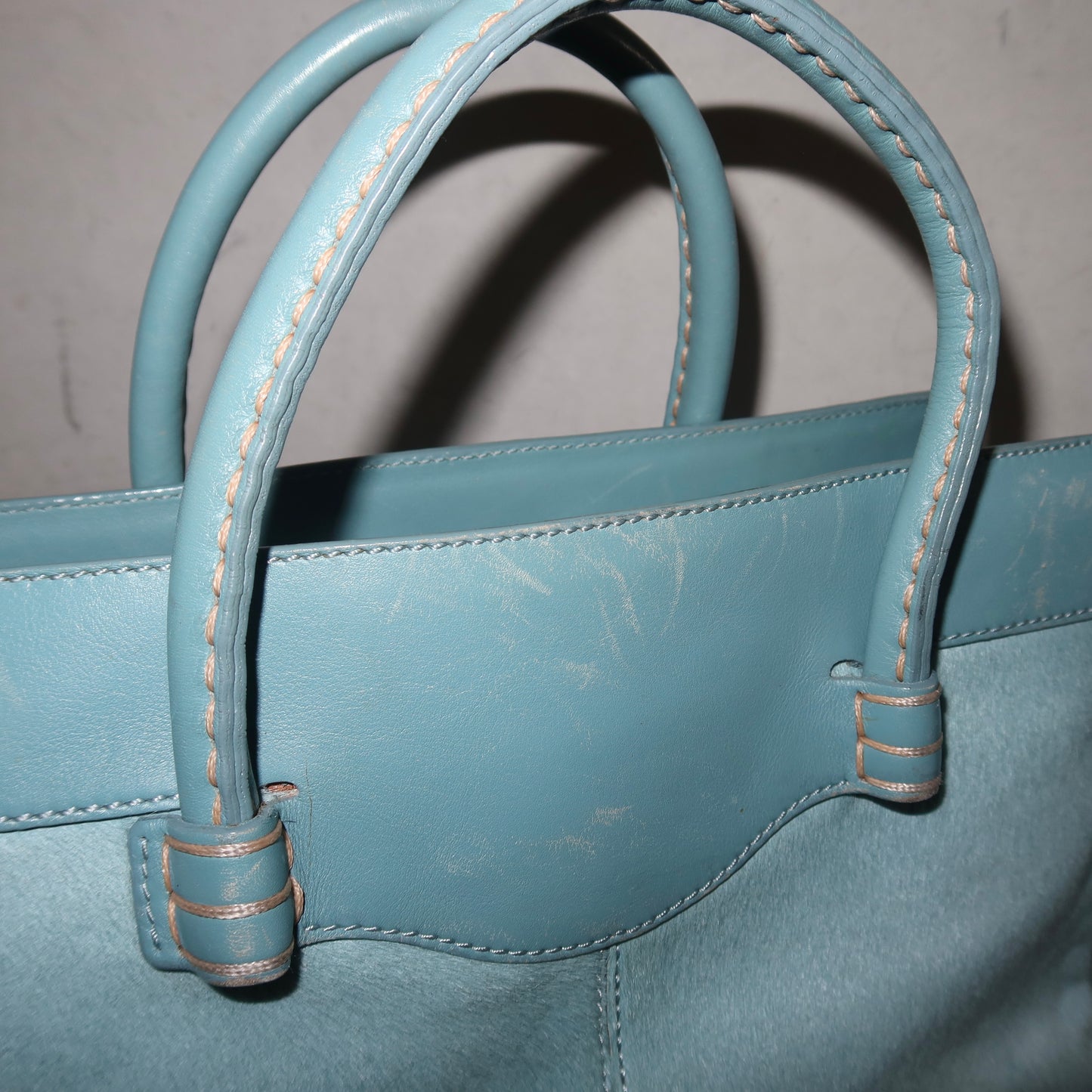 Tod’s Blue Cowhide Bag