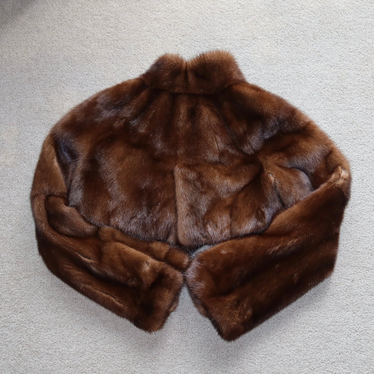 Marni Brown Mink Fur Coat