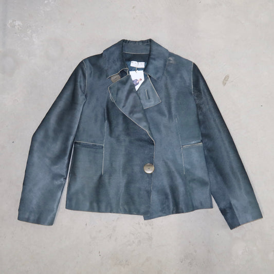 Marni AW2001 Blue Cowhide Jacket