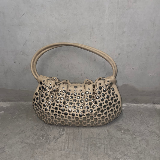 Sonia Rykiel Cream Domino Bag