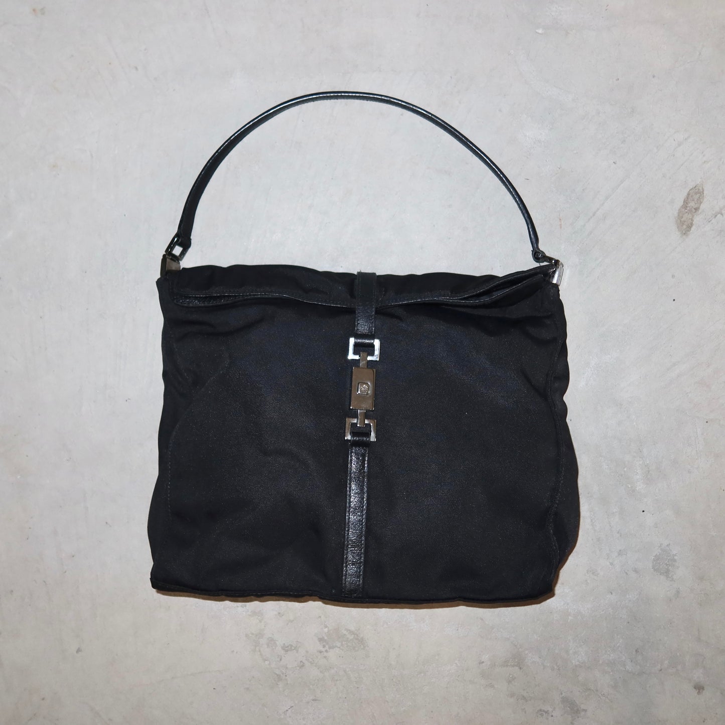 Gucci Nylon Square Jackie Bag