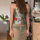 Gucci AW1995 Orange Patent Horsebit Belt