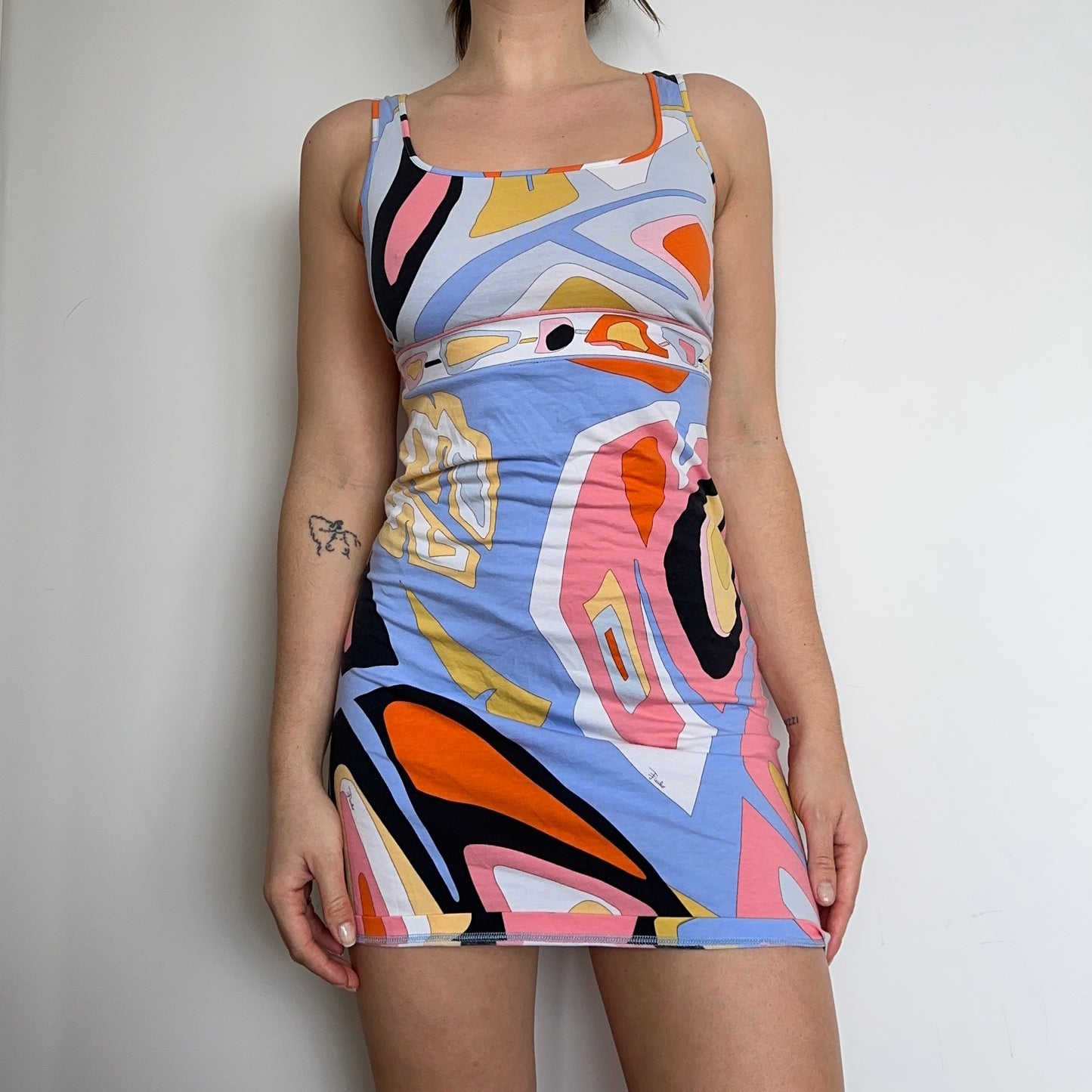 Emilio Pucci Printed Cotton Shift Dress