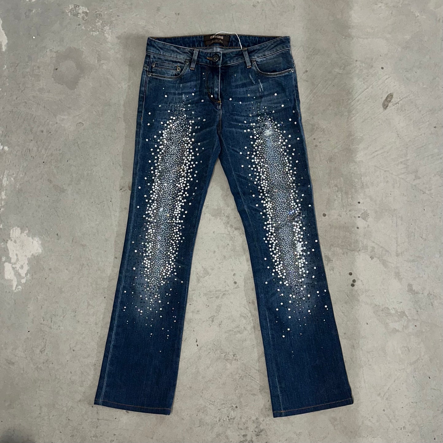 Roberto Cavalli Diamanté Jeans