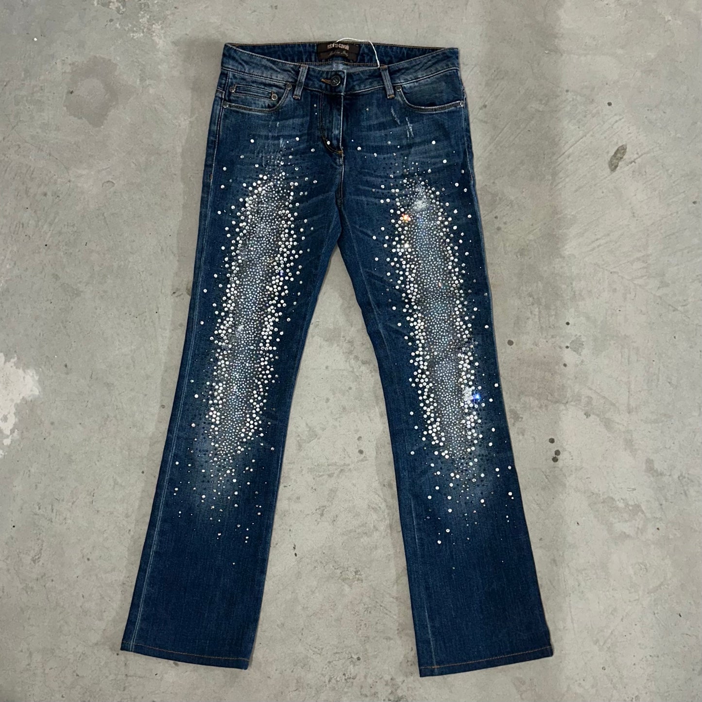 Roberto Cavalli Diamanté Jeans