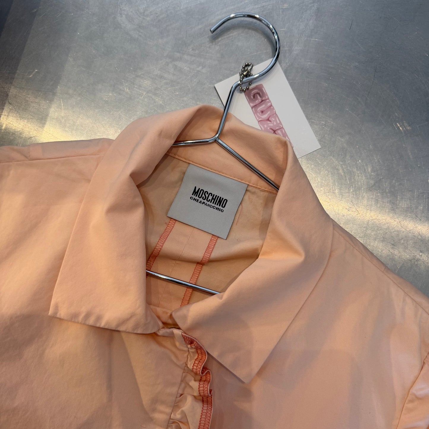 Moschino Pink Ruffle Jacket