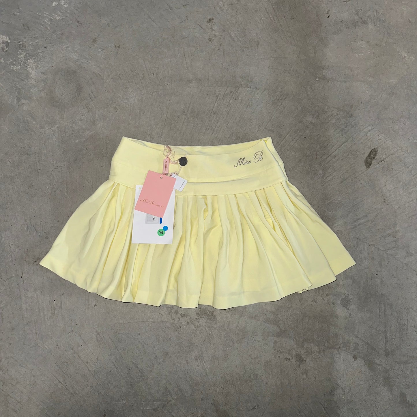 Blumarine ‘Miss Blumarine’ Lemon Mini Skirt