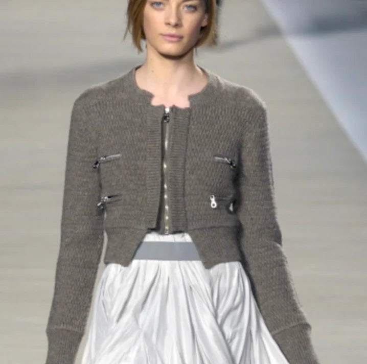 Chloé AW2006 Grey Knit Cardigan