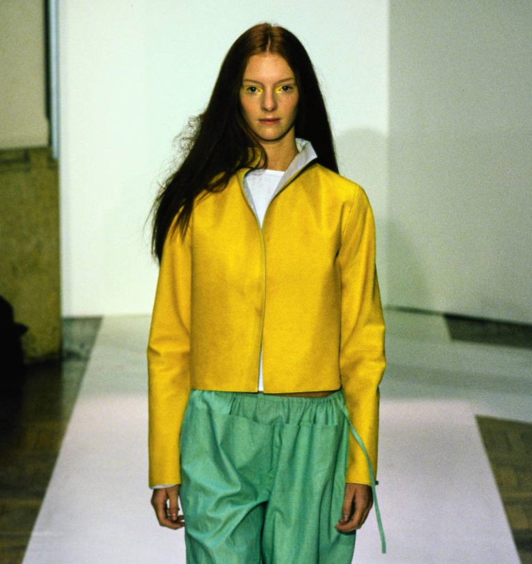 Marni 1999 Red Cowhide Jacket