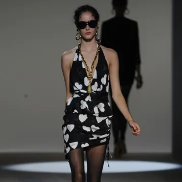 Moschino SS2010 Silk Mini Dress