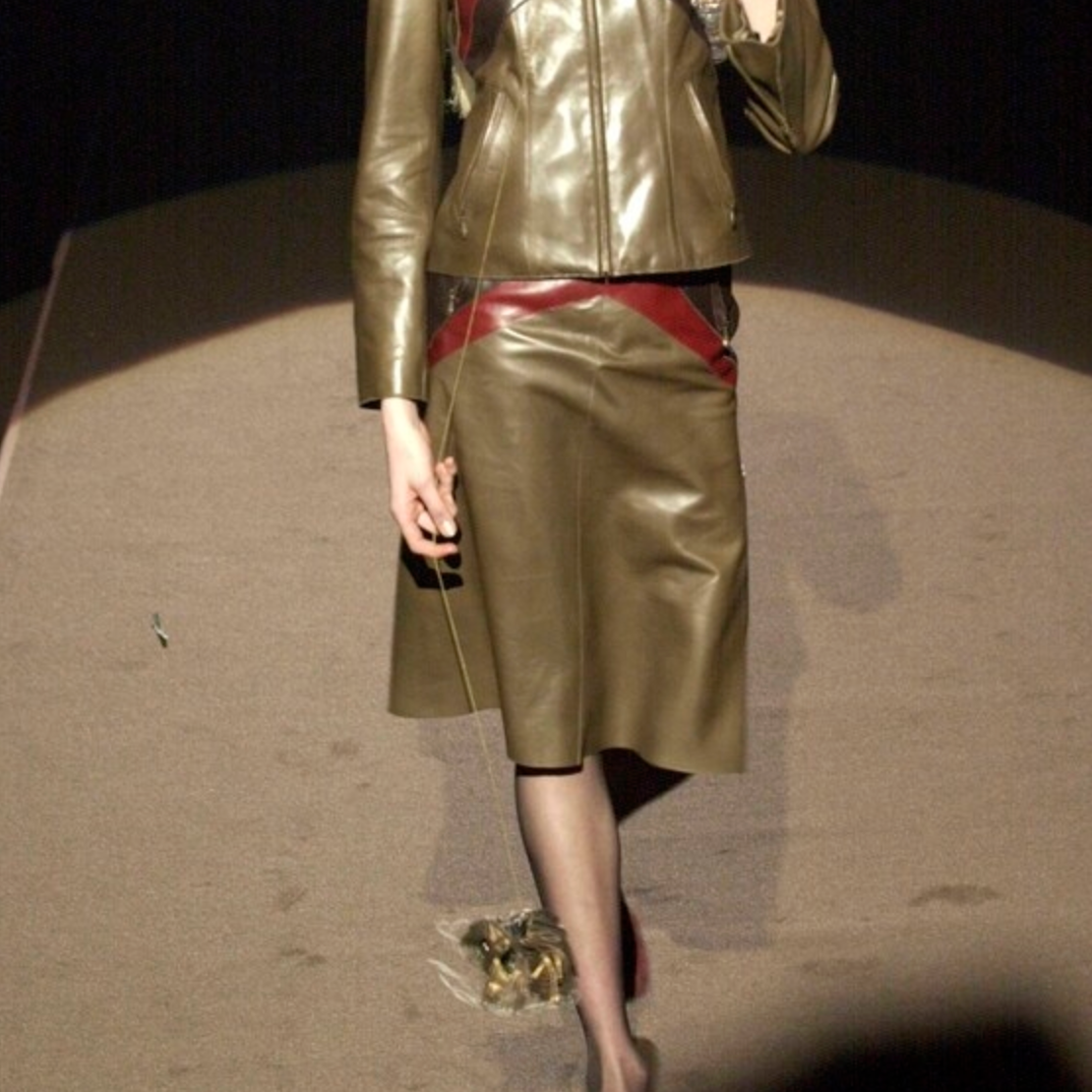 Isabel Marant AW2000 Leather Skirt