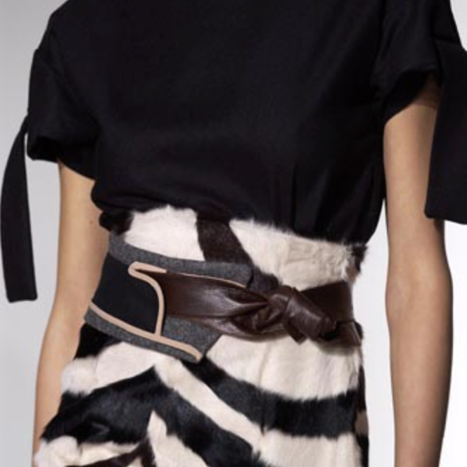 Marni AW2003 Goat Hide Coat