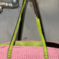 Fendi Rare Floral Knit and Cowhide Tote
