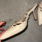 Manolo Blahnik Cream Mules (37.5)
