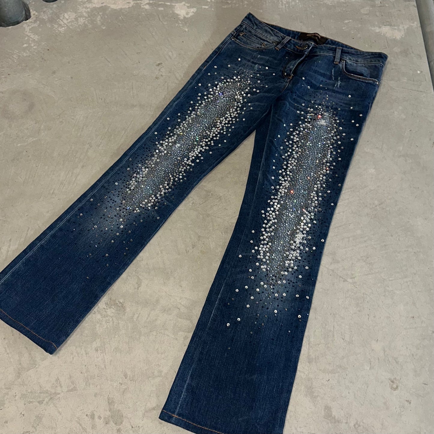 Roberto Cavalli Diamanté Jeans