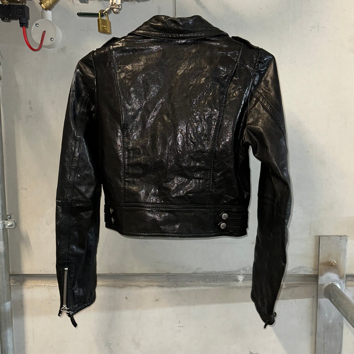 Burberry Leather Motorcycle Jacket