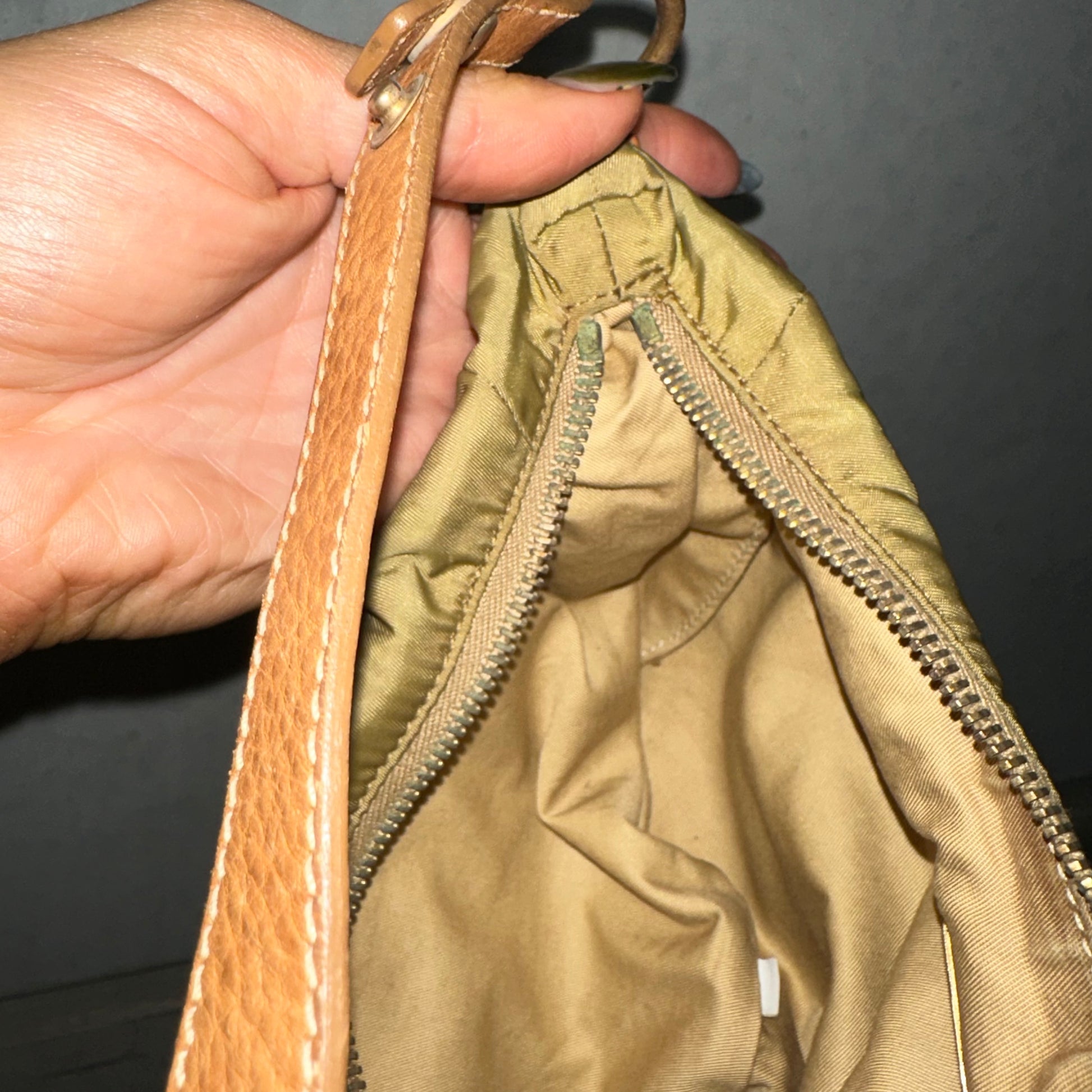 Vintage Miu Miu mini crescent bag — consciously shop